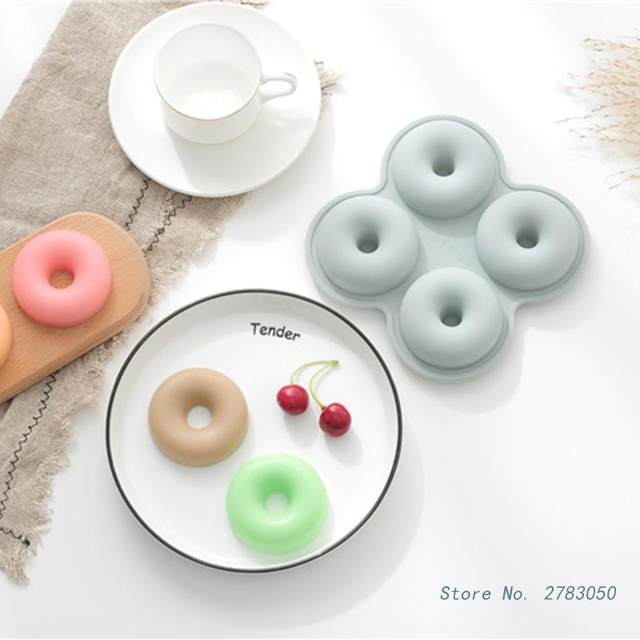 4 Cavity Donut Silicone Mold