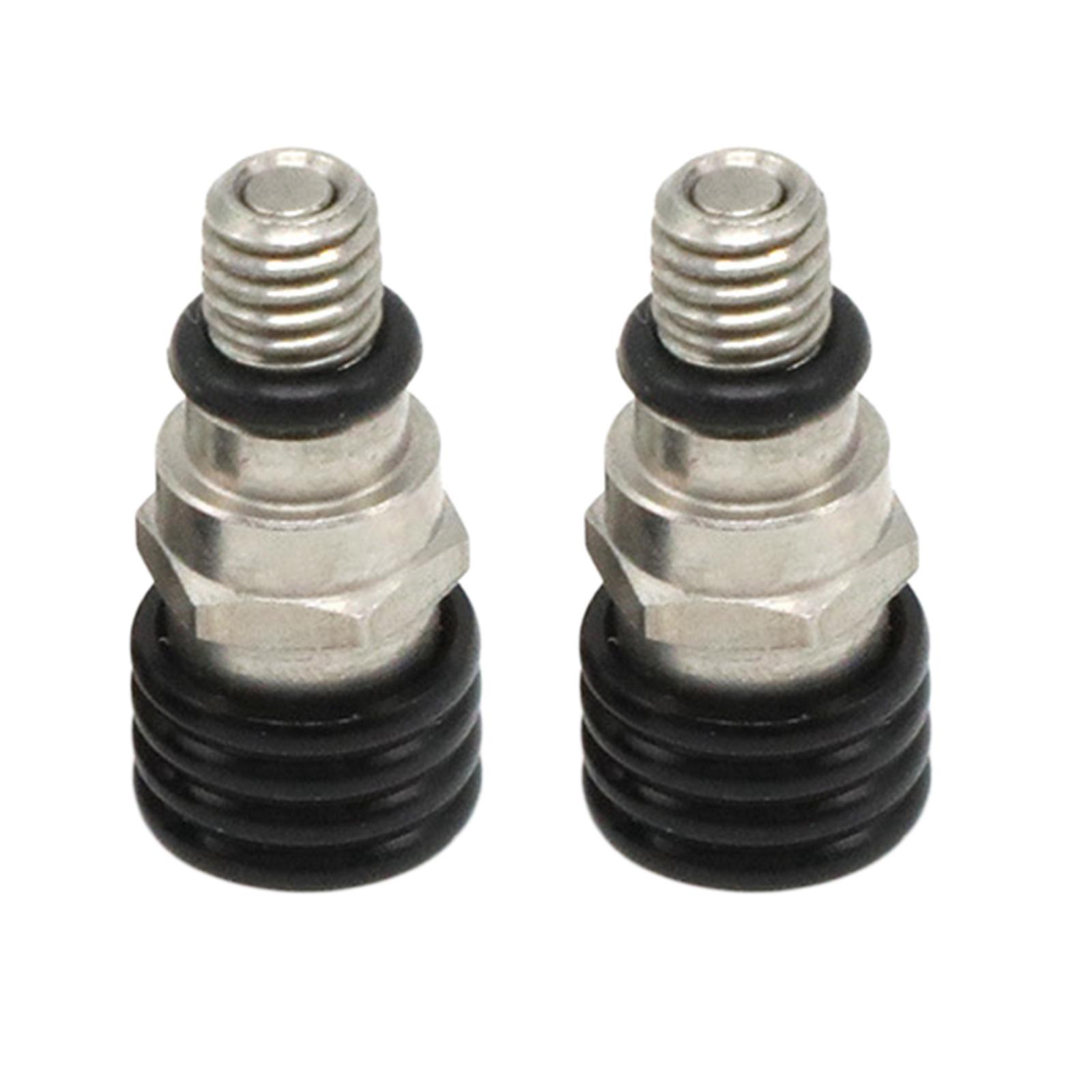 2x M5 0.8mm Fork Air Bleeder Valve for Motorbike Direct Replaces Accessory Durable Spare Parts