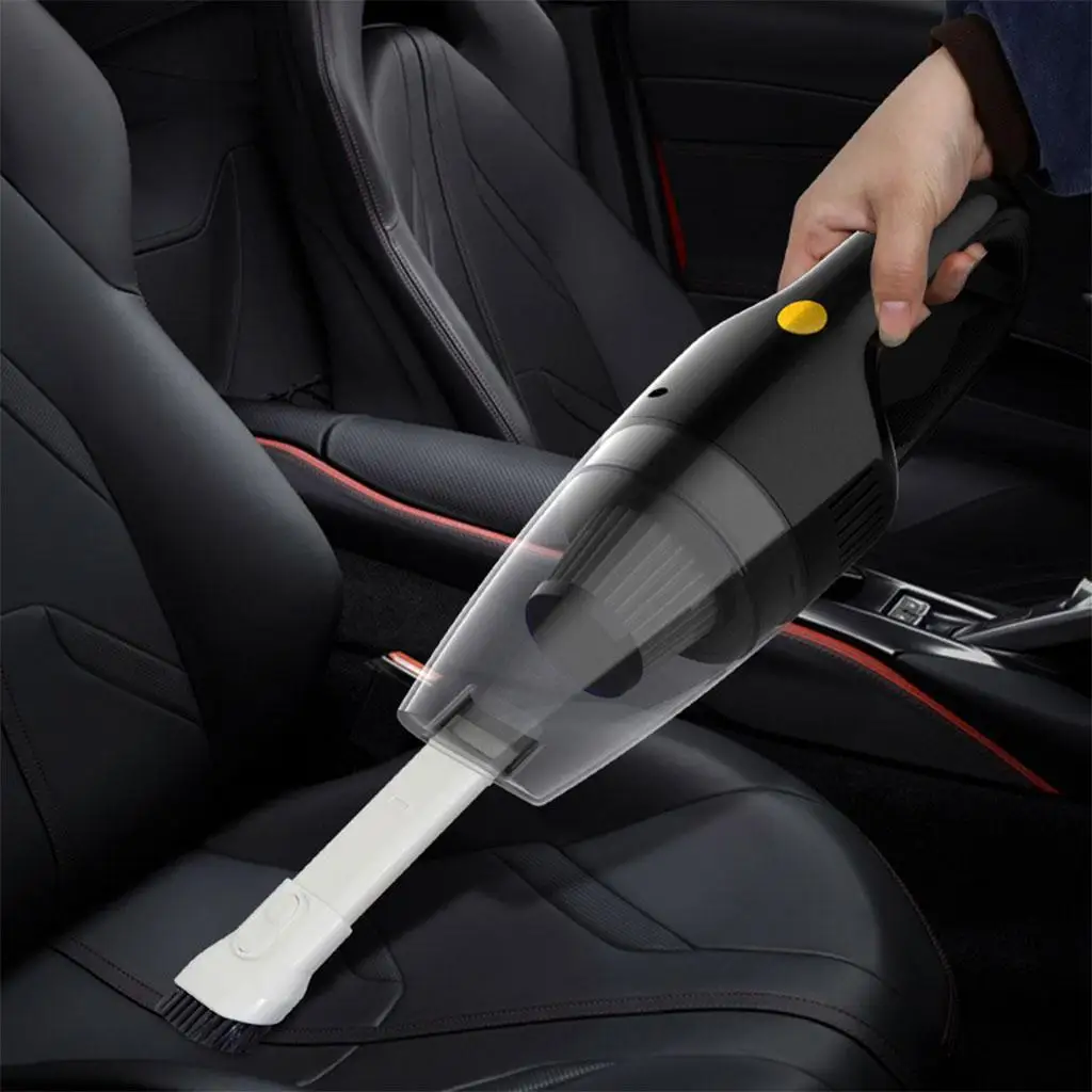 Handheld Car Vacuum Cleaner 5000PA Portable Washable Vacuuming Lightweight Office Strong Suction USB Rechargeable Quick Charging