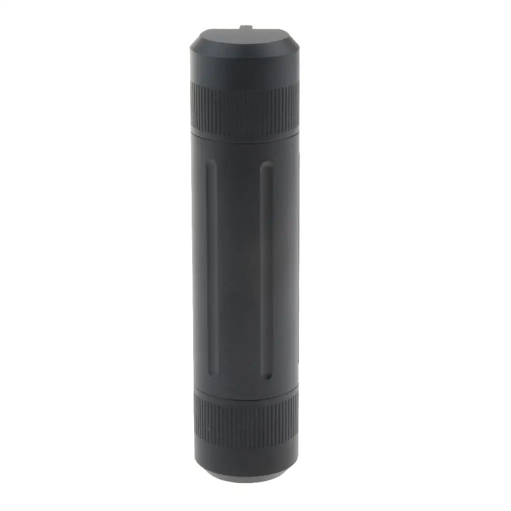 Outdoor Survival Waterproof Pill Bottle Container,Large Capacity 120mm Aluminum Dry Storage Box  Case Camping 