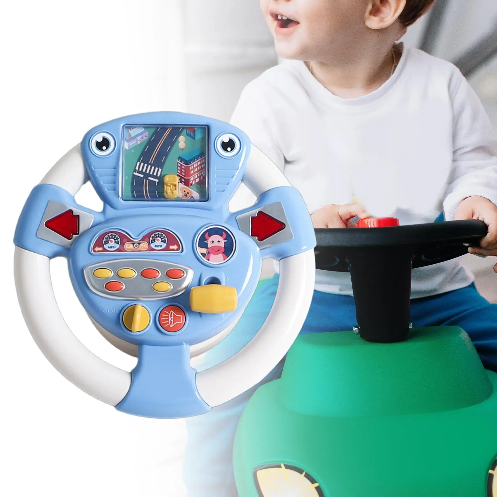 Simulation Driving Wheel Toys Interactive Driving Wheel for Birthday Gift