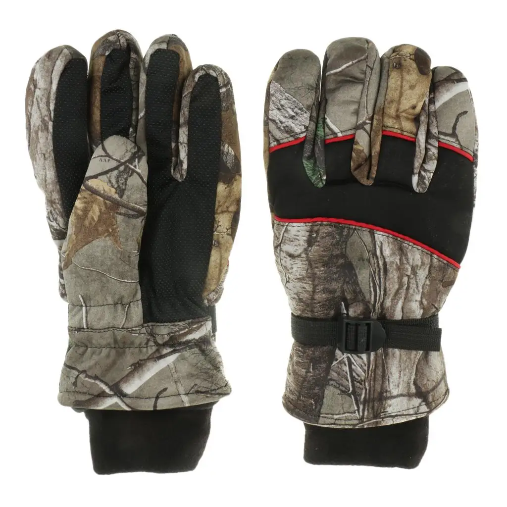 Polyester Winter Full-finger Windproof  Fishing Hunting Gloves