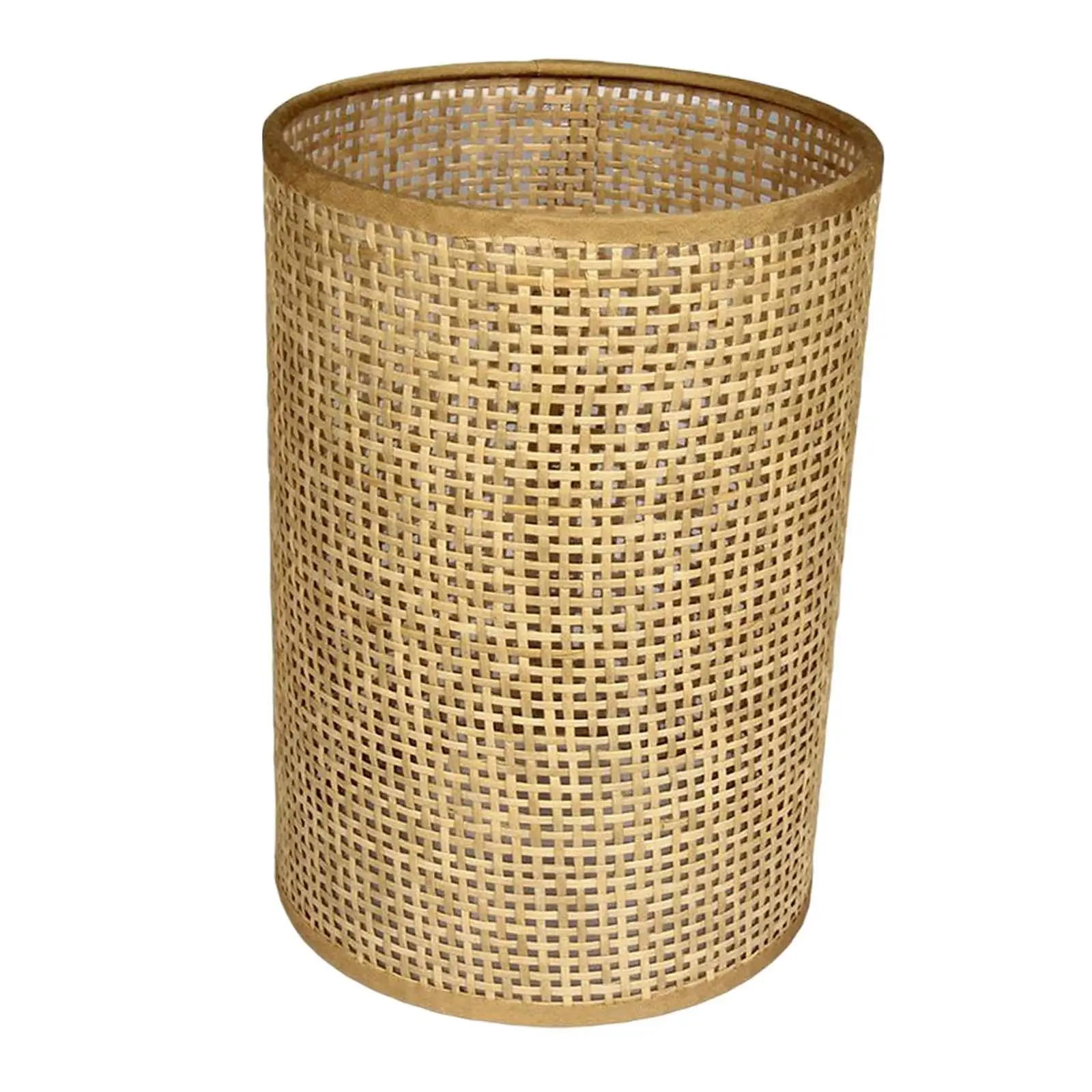 Classic Handwoven Rattan Lamp Shade Pendant Light Cover Decorative Chandelier Hanging Lampshade for Dorm Living Room Home Decor