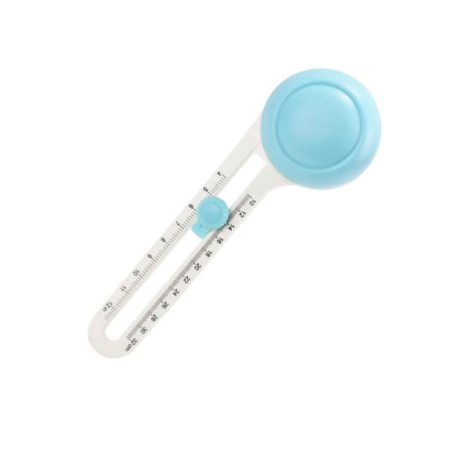 Coupe-Papier Circulaire Rotatif Portable - Diamètre 8-32 Cm Réglable - Avec Lame De Rechange
