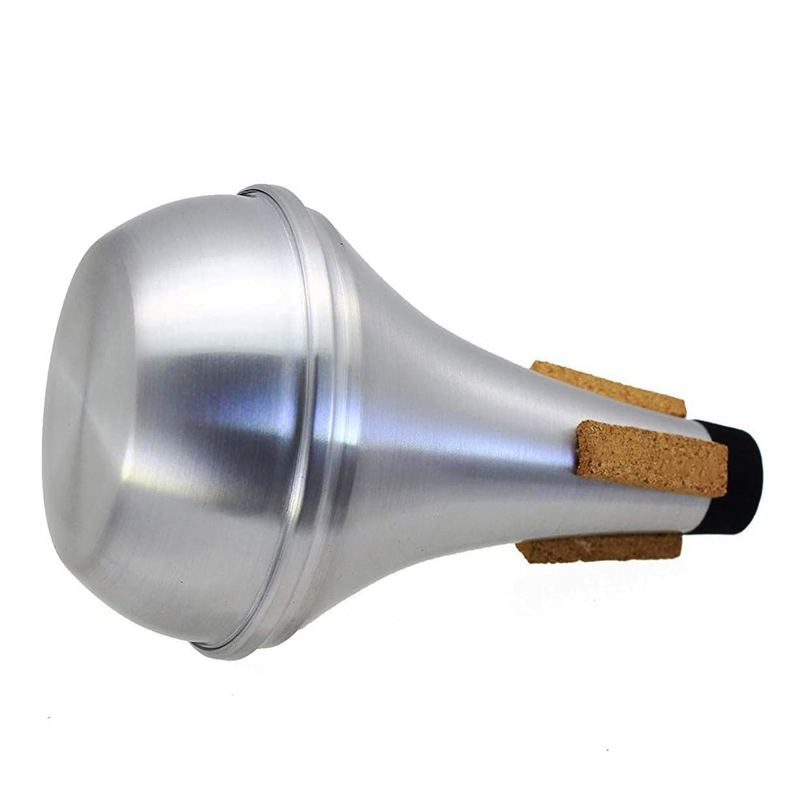 Aluminum Practice Trumpet Mute Rhythm Trumpet Mute for Musical Instrument