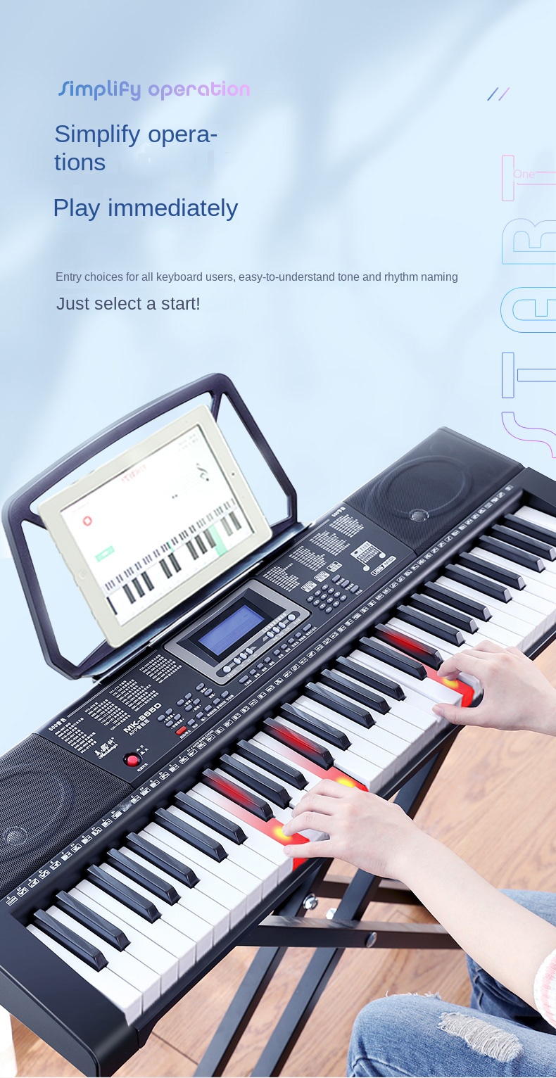 Title 26, Electronic Organ Adults Children Beginners 61 K...