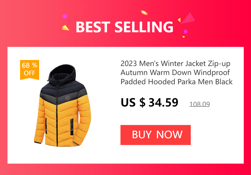 Warm Jacket Men Windbreaker 2024 New Spring Autumn Hooded Parkas Men's Fashion Casual Lightweight Cotton Padded Jacket Coat Male