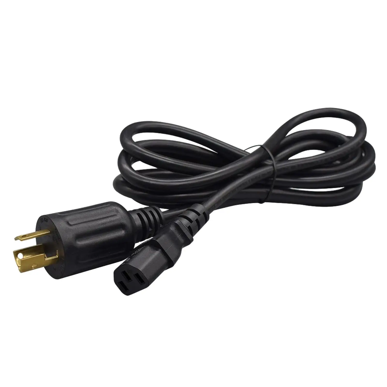 Power Cord L5-30P to IEC 320 C13 125V 15A Black 9.84 Feet Connector Accessories