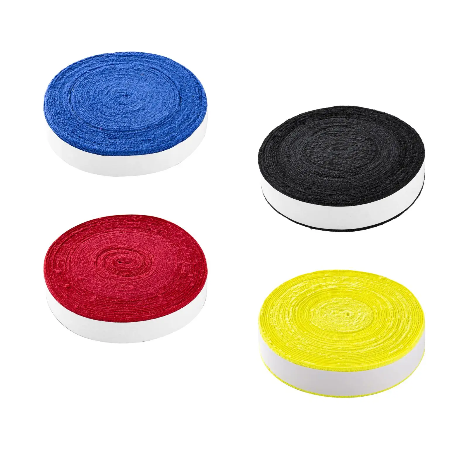 Tennis Badminton Racket Wrap Tape Sweat Band Absorb Sweat Nonslip Racquet Wrapping Tape Hand Glue for Outdoor Sports Squash