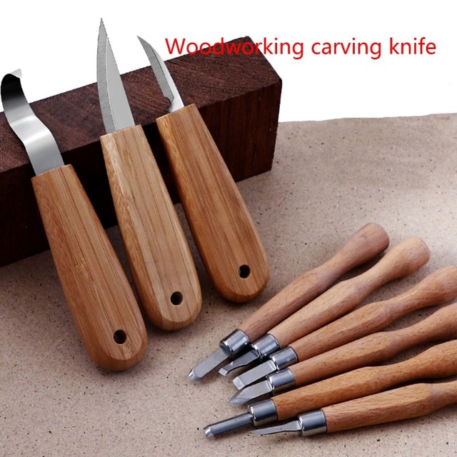 Wood Carving Knife Deluxe Hand Tool DIY Peeling Woodcarving Tool Carving  Knife Drop Shipping