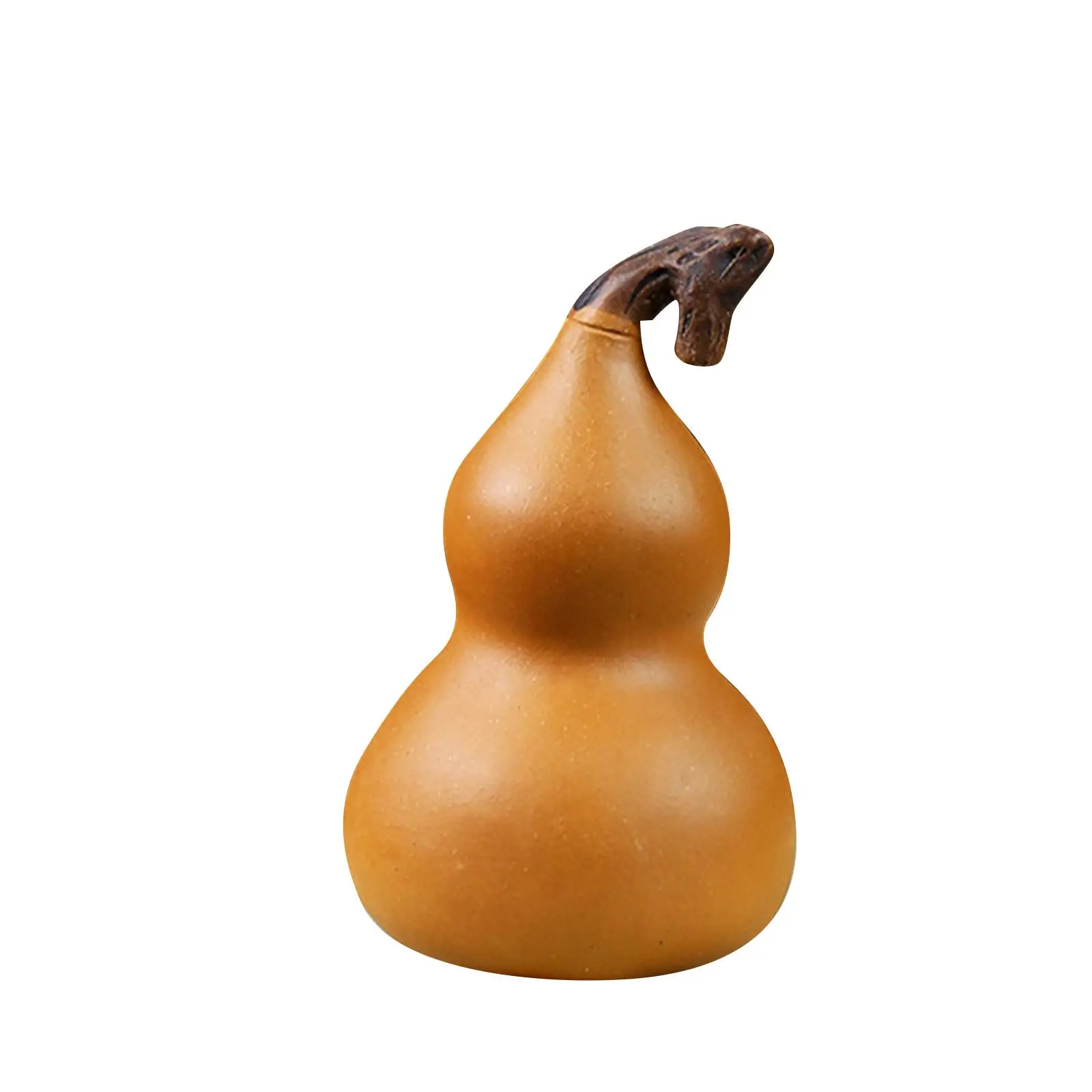 Gourd Statue Artwork Figurine Crafts Tea Pet Accessories Tea Table Figurine for Bookcase Bedroom Desktop Tearoom Office