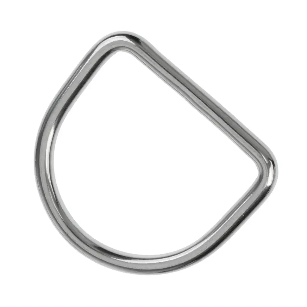 Metal D Ring For Belt Buckles Handbag Dive Belt Accessories Harness