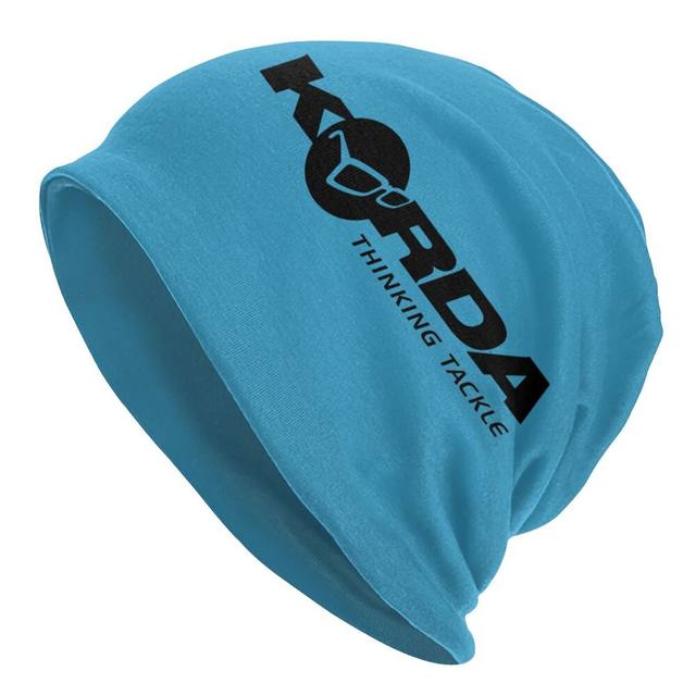 Korda Fishing Logo Skullies Beanies Caps Winter Warm Men Women Knitted Hat  Unisex Adult Fish Carp