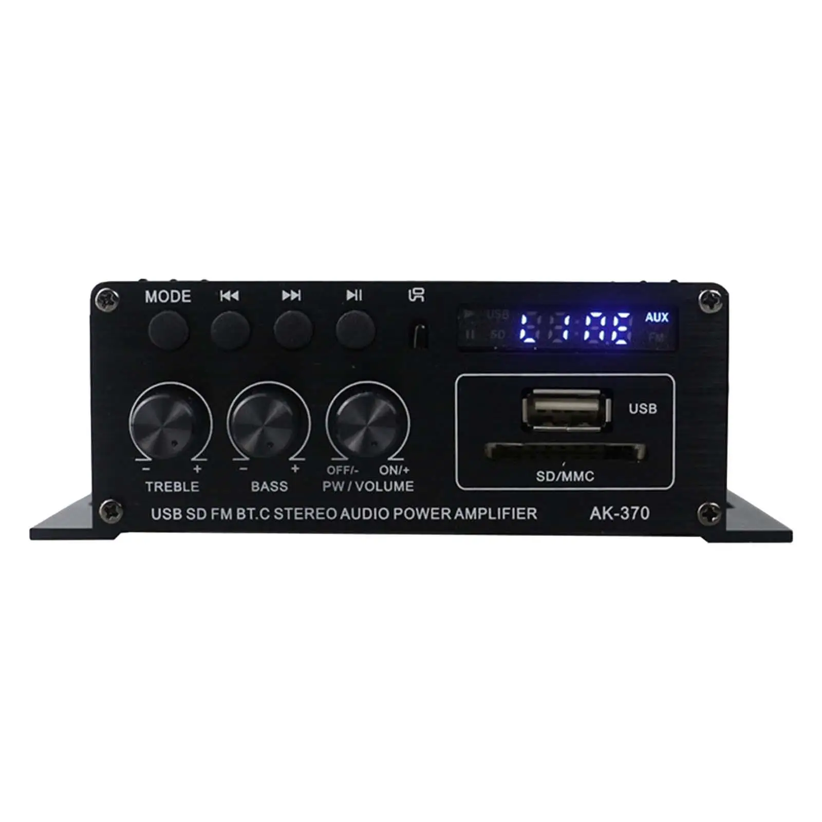 Bluetooth Power Amplifier 2.0 CH HiFi Stereo Amp Speaker Power Amplifier