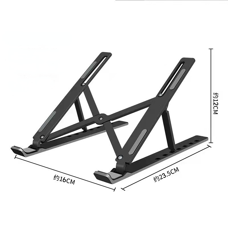 plástico da tabuleta do ABS, cremalheira portátil, apoio do computador, 1PC