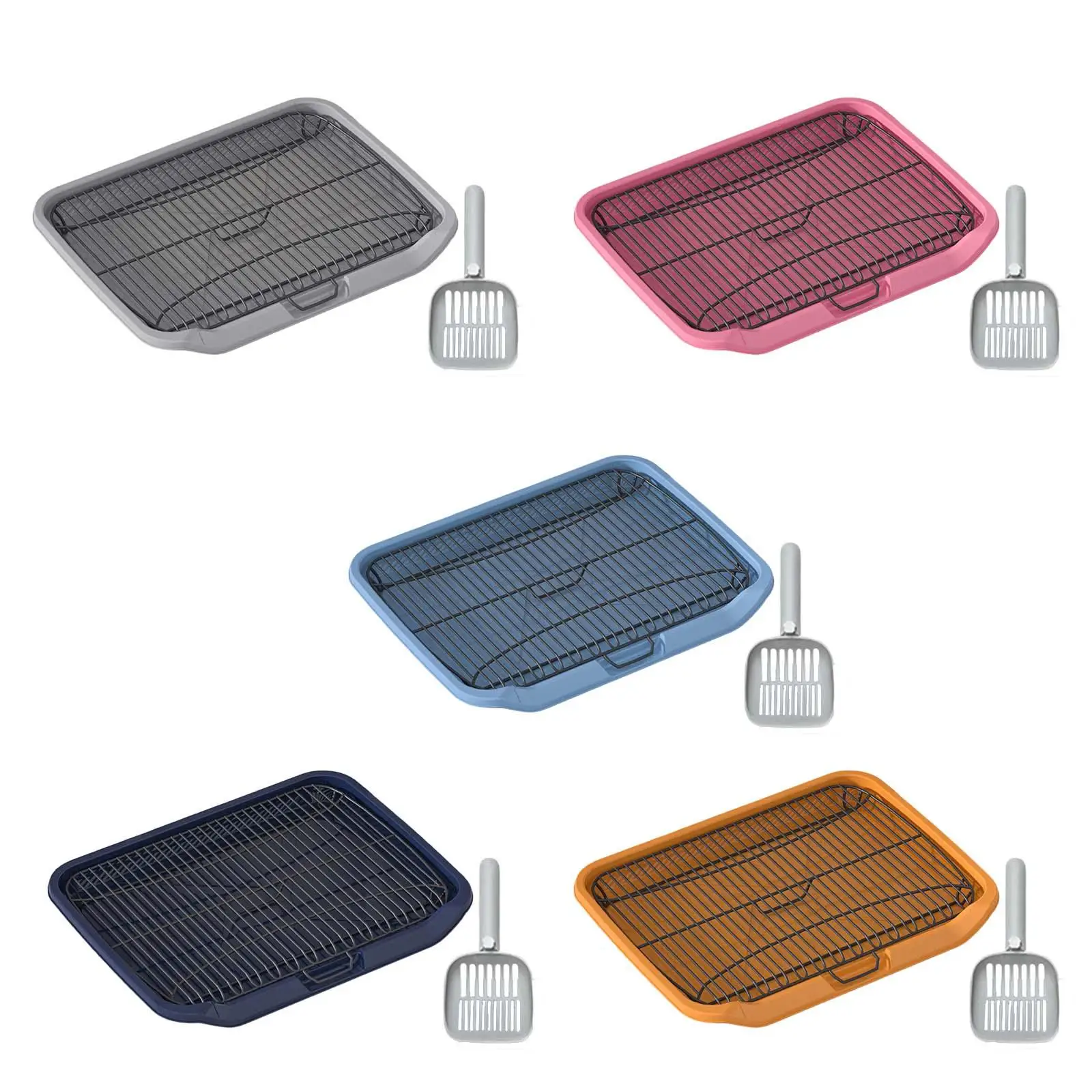 Dog Toilet Puppy Potty Tray Portable for Small and Medium Dog Litter Box Cleaning Tool Puppy Pee Pad Holder Dog Potty Tray