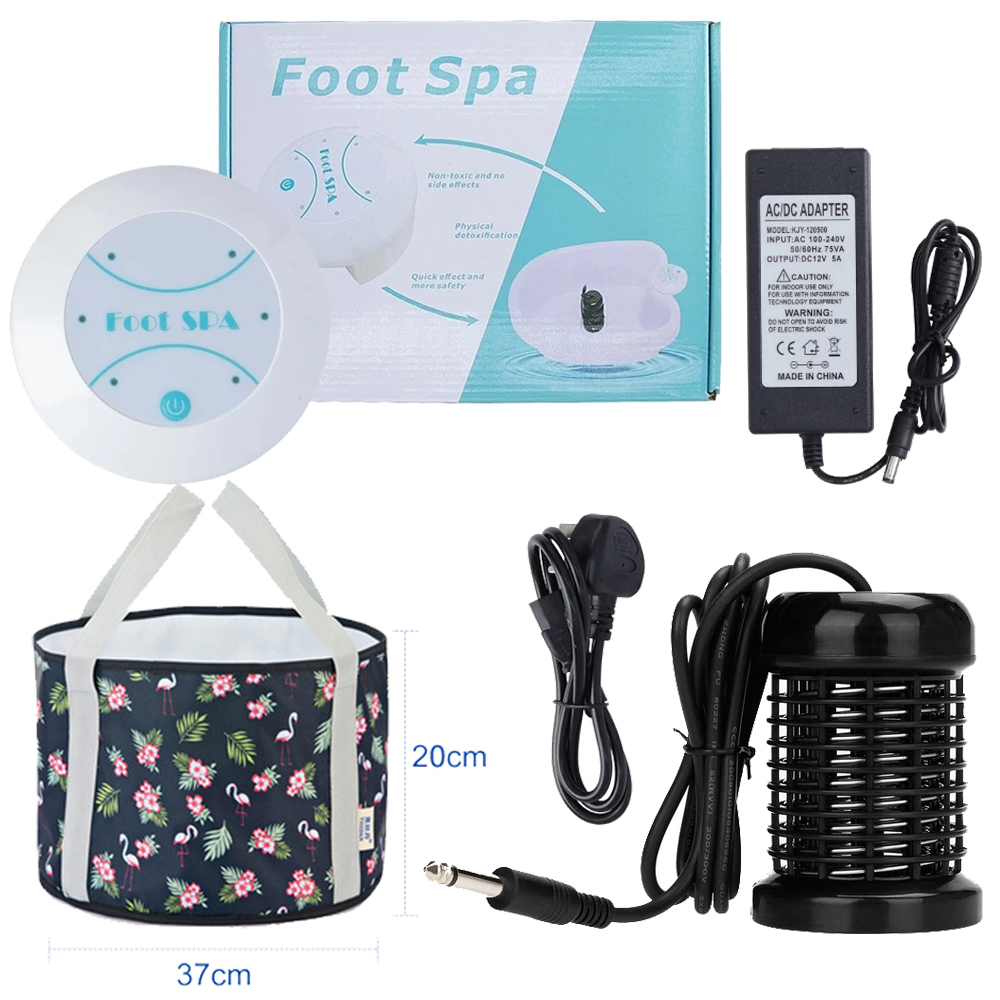 Best of Electric FootBath Cleanse Footspa Vibrating Whirlpool Care Arrays Aqua Health Therapy Foot Spa Bath Detox Ionic Cleanse Massager Reviews & Tips