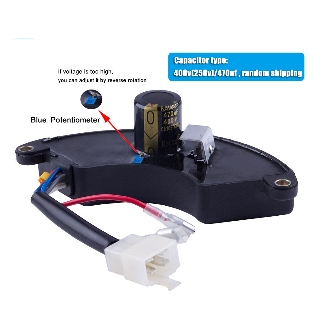 Универсальный стабилизатор напряжения для бензинового генератора  переменного тока, 220 В, 5 кВт, 8 кВт, 6 проводов | AliExpress