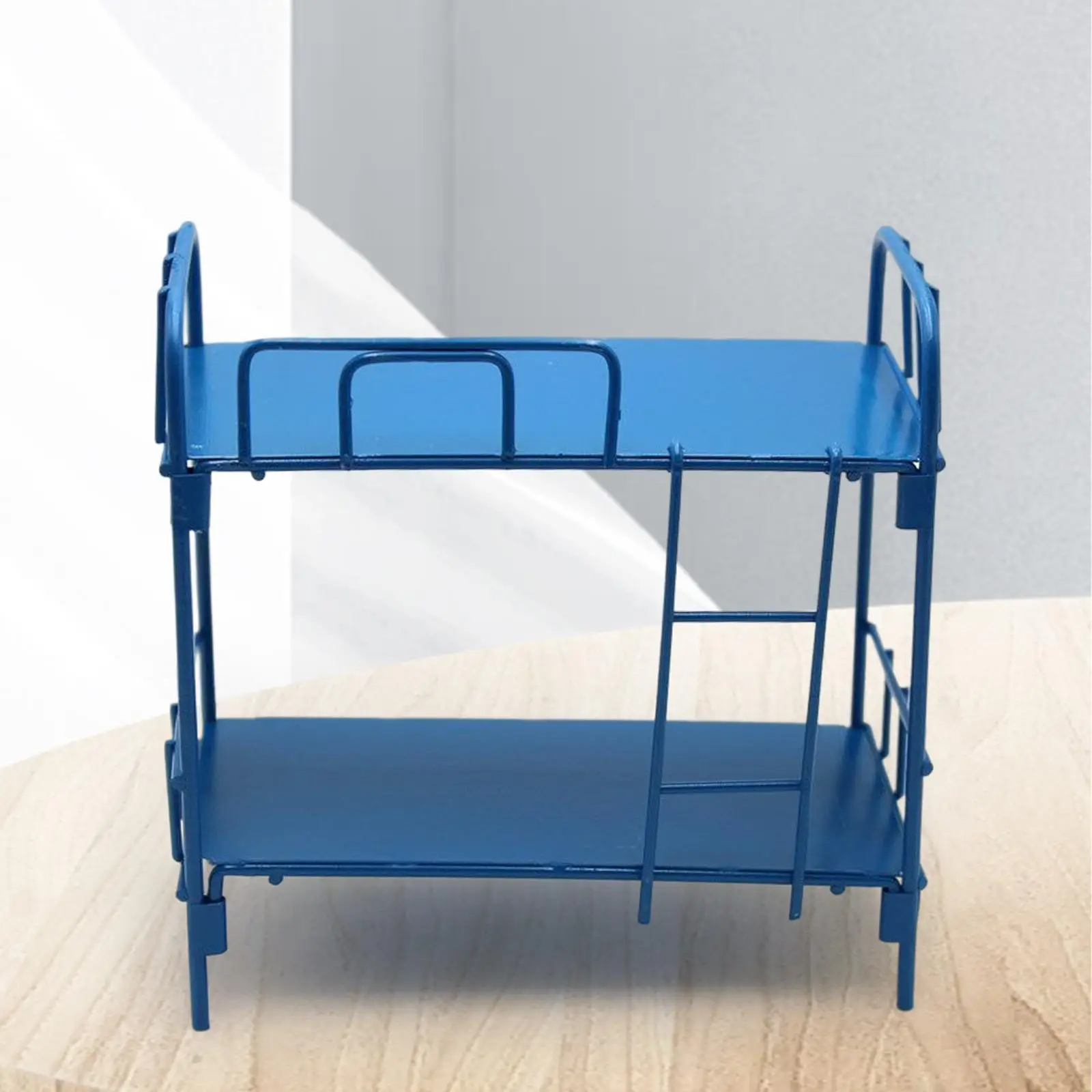 Doll Bunk Bed Miniature Furniture Ornaments Doll Double Bed Miniature Dolls bed for Supplies Furnishings Accessories