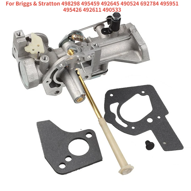 Generic Carburettor & Gasket Kit Set For Briggs & Stratton 498298 692784  495951 495426