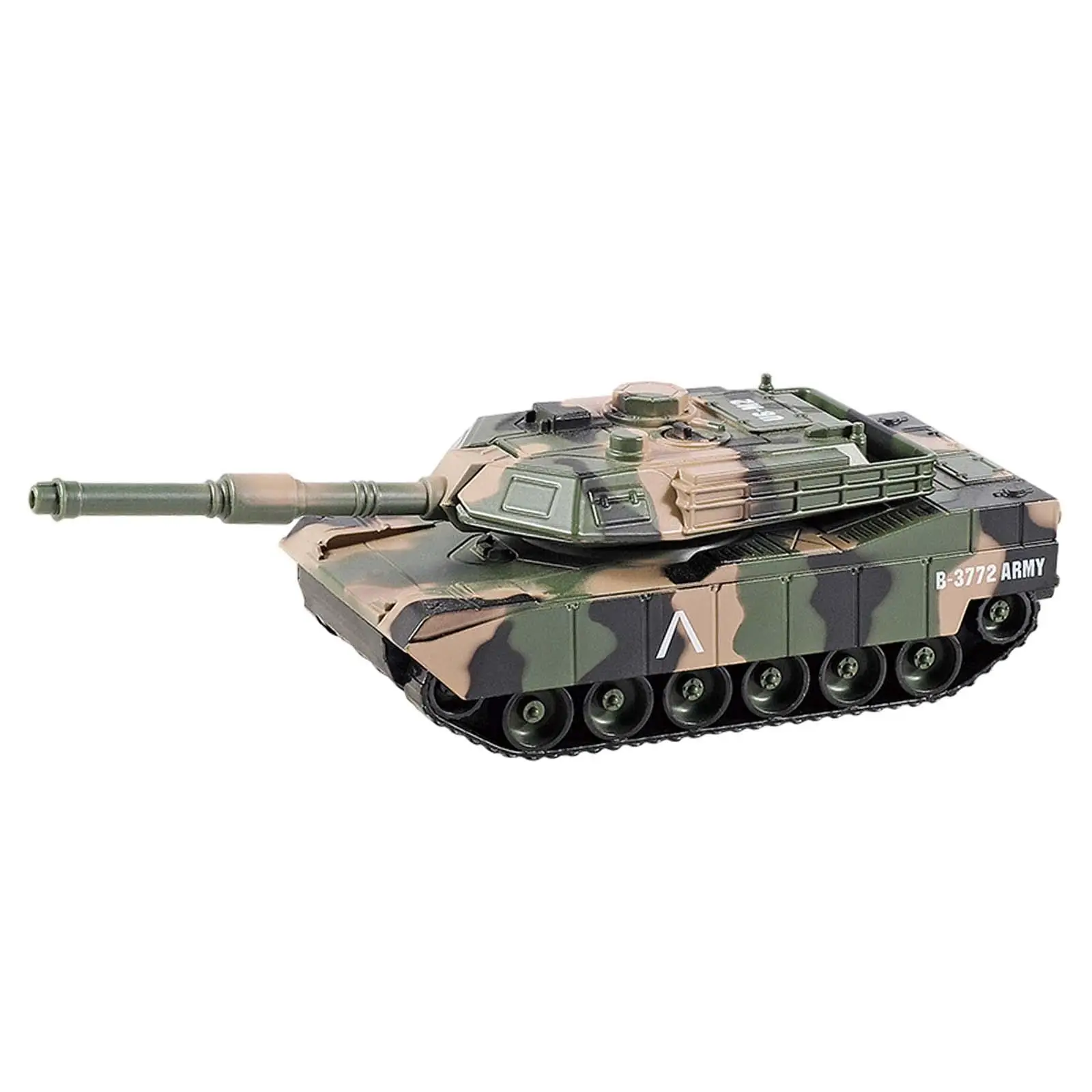 1:24 Tank Toy Rotating Fort Alloy Diecast Tank for Boys Girls Birthday Gift