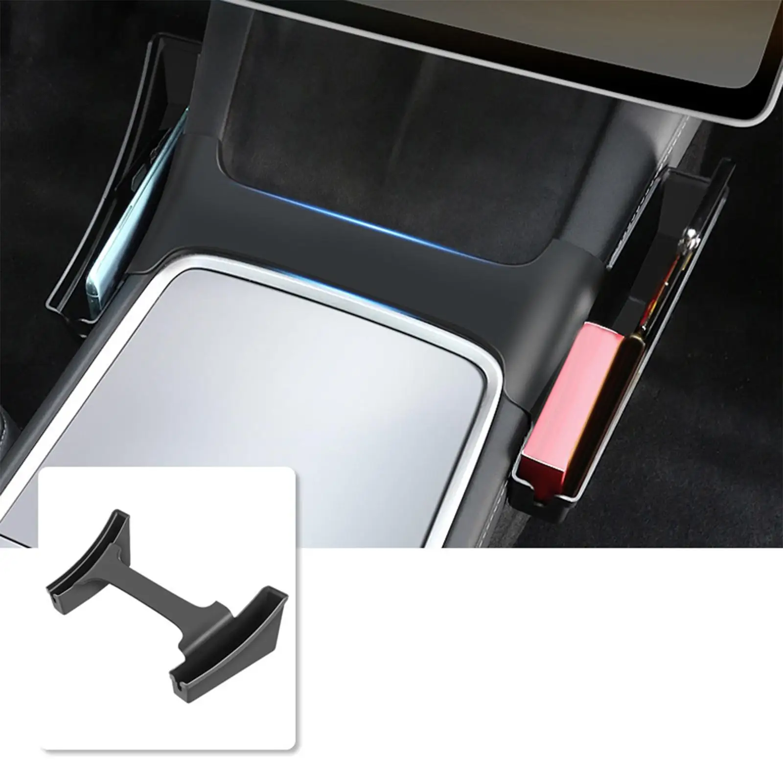 Sturdy Center Console Storage Box Car Accessory Replacement Parts Small Multifunctional Organizer Case for /Y