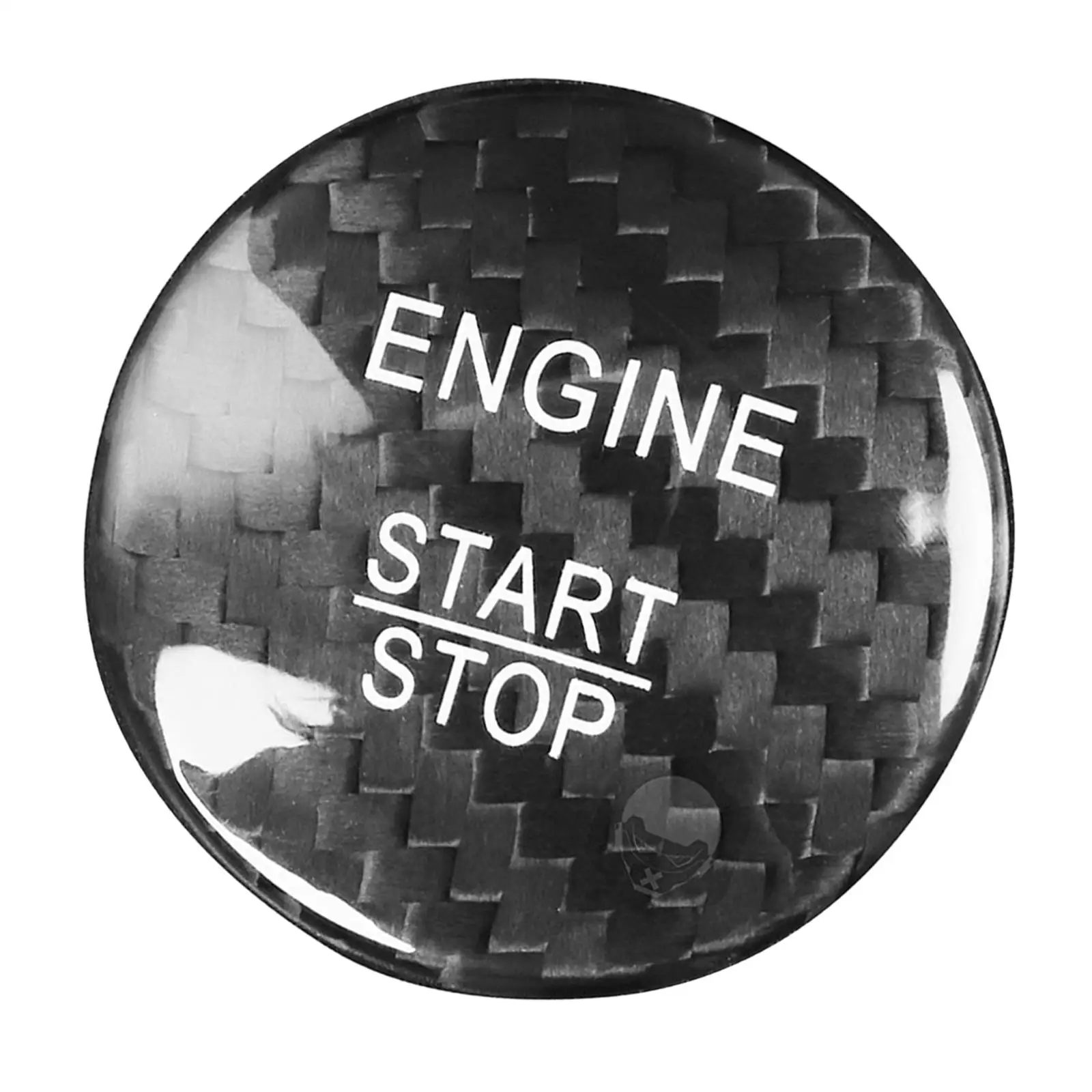 Engine Start Stop Button Cover Fit for A B C GLC Decoration Black