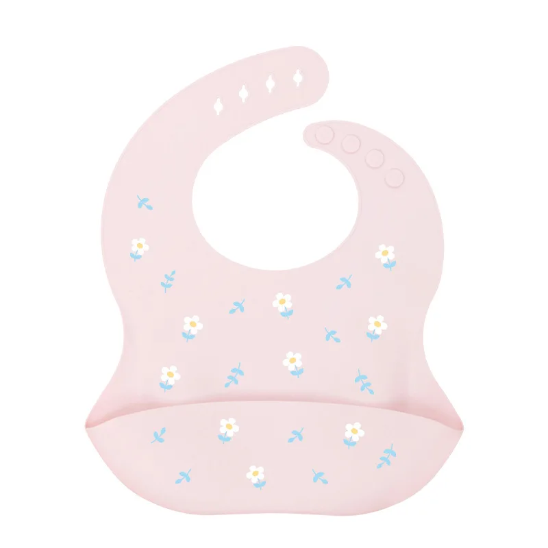 baby accessories bag	 Sweet Flower Raibow Silicone Baby Bibs Waterproof Saliva Dripping Bibs Cartoon Bear Newborn Feeding Soft Adjustable Burp Scarf pacifier for baby