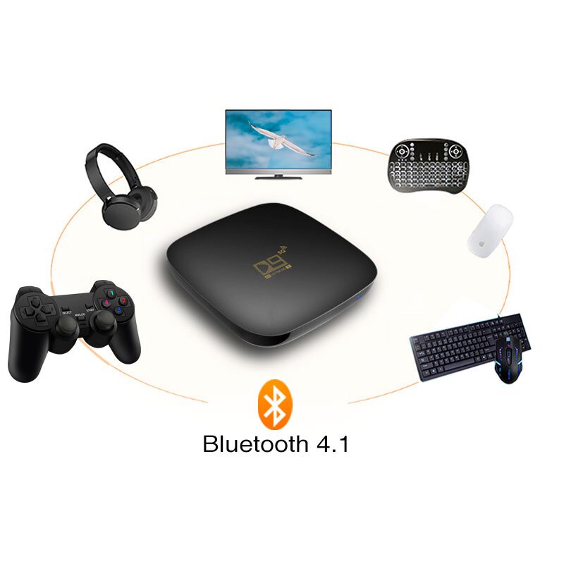 Title 1, TV Box Android 10 D9 5G Last System Amlogic S9...