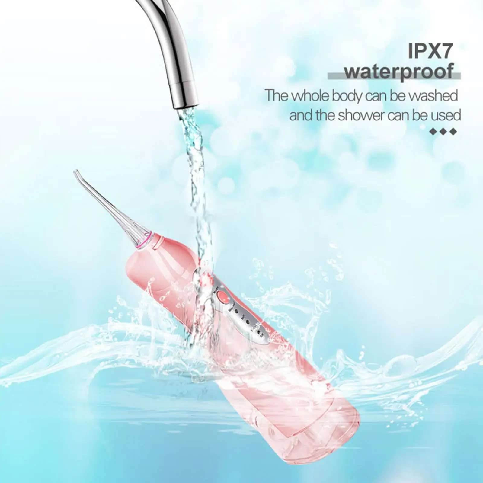 Wireless Water Oral Flosser Irrigator Tooth Clean Waterproof 3 Modes Water Jet Teeth Bridges Care Teeth Teeth Cleaner for Travel