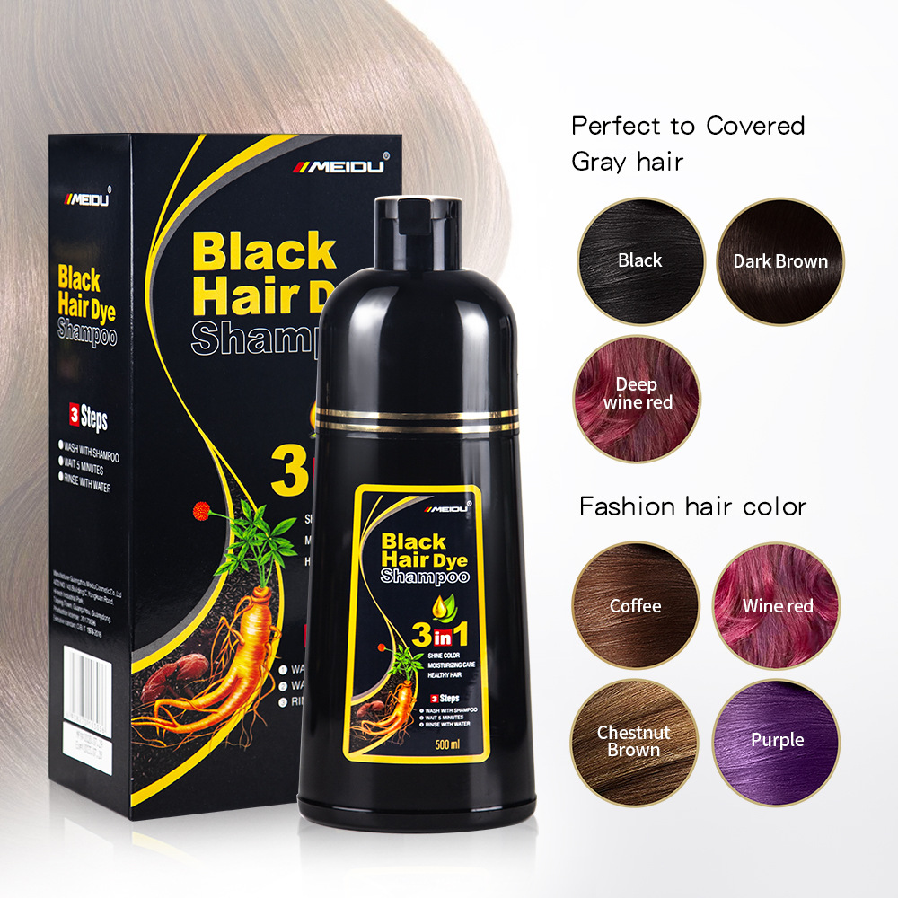 Best of One Black Hair Dye Shampoo White To Black Dyeing And Fixing Hair Color Plant Bubble Hair Dye Cream Reviews & Tips