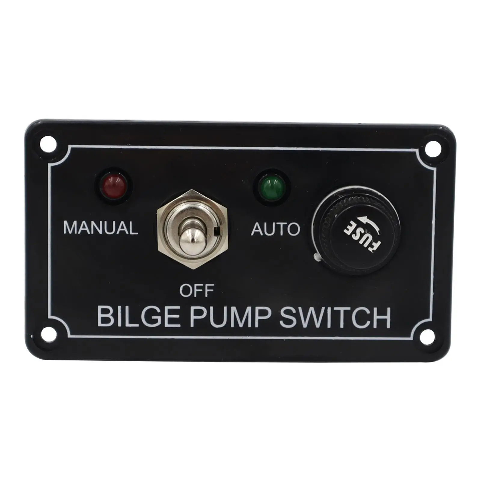 Bilge Pump Switch Panel DC 12V LED Indicator Manual/Off/  for Boat