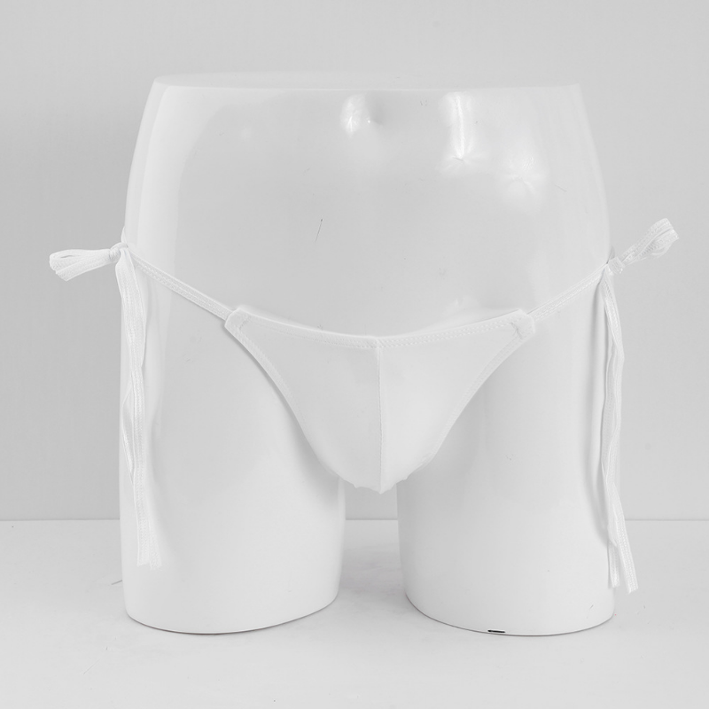 Description Picture 5 of itemSexy String Bikini Underwear Men Side Tie Swimsuit Low Waist Underpants Bandage Micro U Convex Pouch Thongs Calzoncillos Hombre