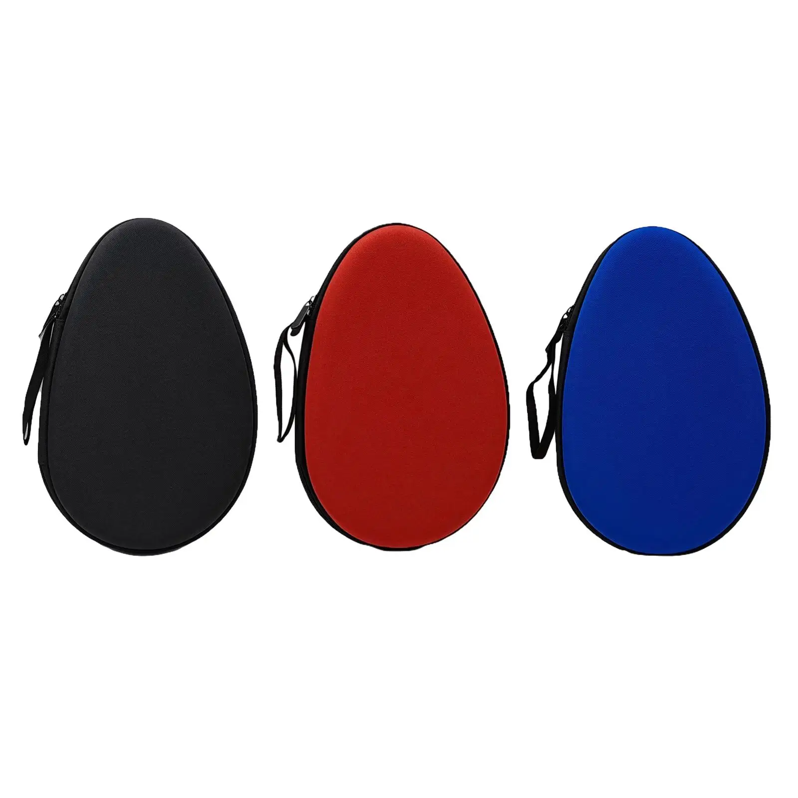Portable Table Tennis Racket Case Sturdy Hard Gourd Durable Wear Resistant Ping Pong Paddle Bag for Competition Indoor Training