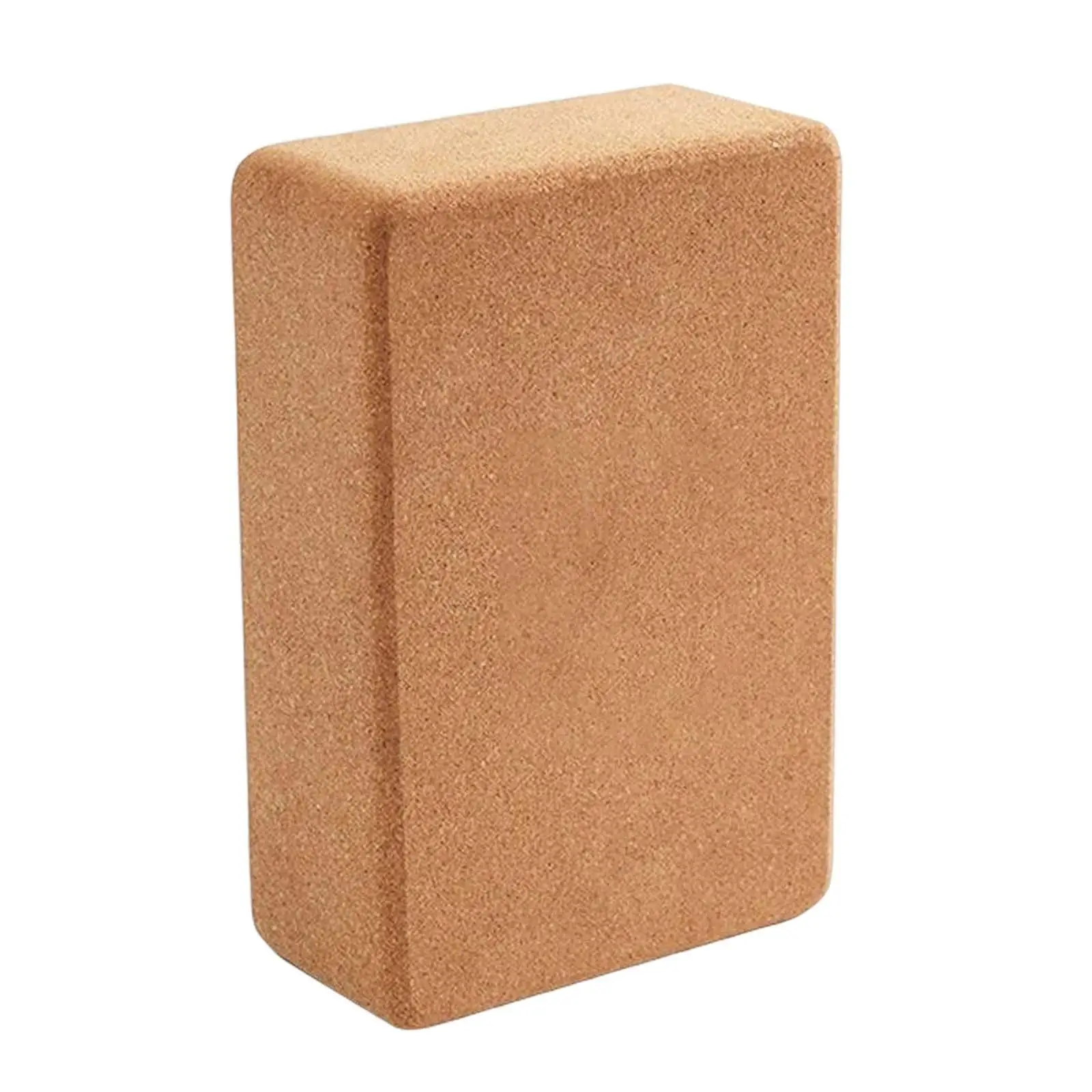 Cork Yoga Brick Squat Wedge Block Soft for Stretching Workout Indoor Sports