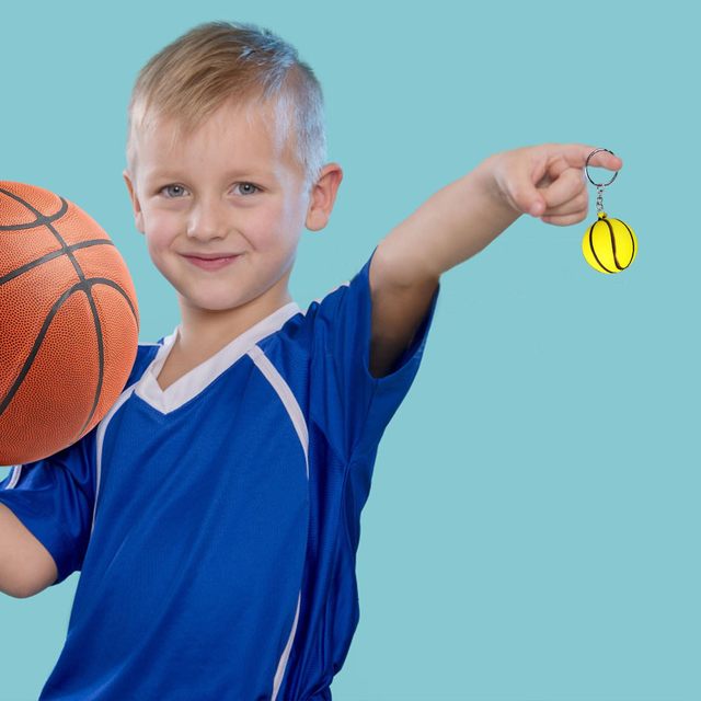 Portachiavi basket ciondolo palla colorata ragazzi portachiavi accessori  auto stile sportivo portachiavi ornamenti per giocatori portachiavi