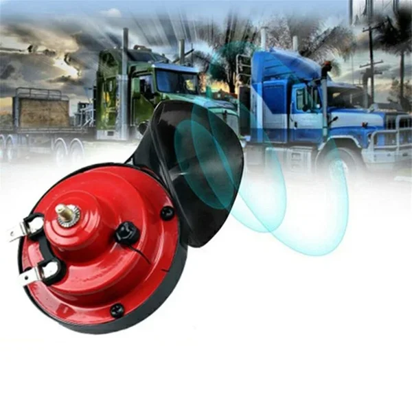 Electric Air Horn Car Snail Horn Raging Sound for Motorcycles Truck Auto Boat