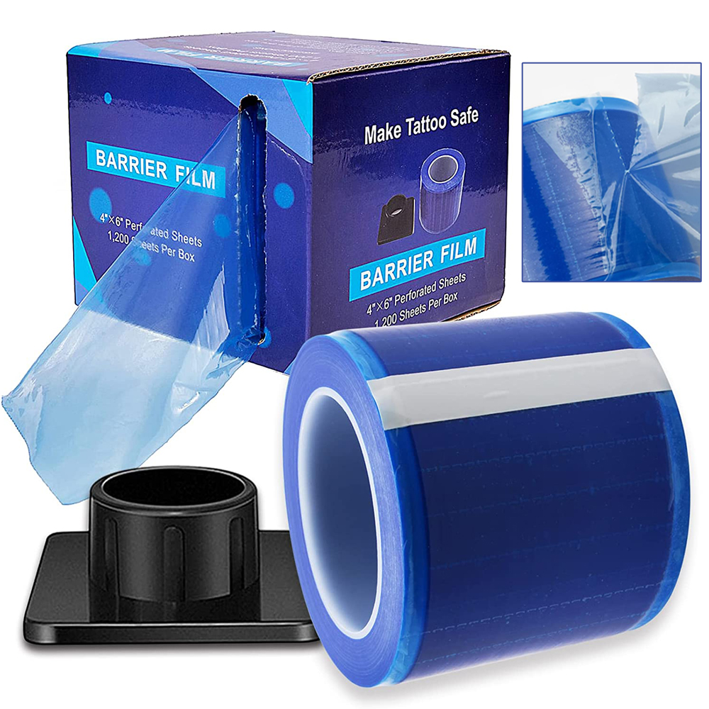 Best of Tattoo Barrier Film 1200 Sheets Blue Tattoo Surface Film Roll Tape Disposable Protective PE Dental Bandage Tattoo Accessories Reviews & Tips