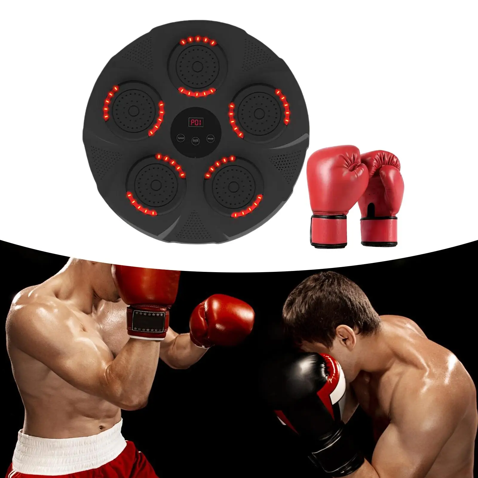 Music Boxing Training Machine Competitions Game Electronic Wall Target