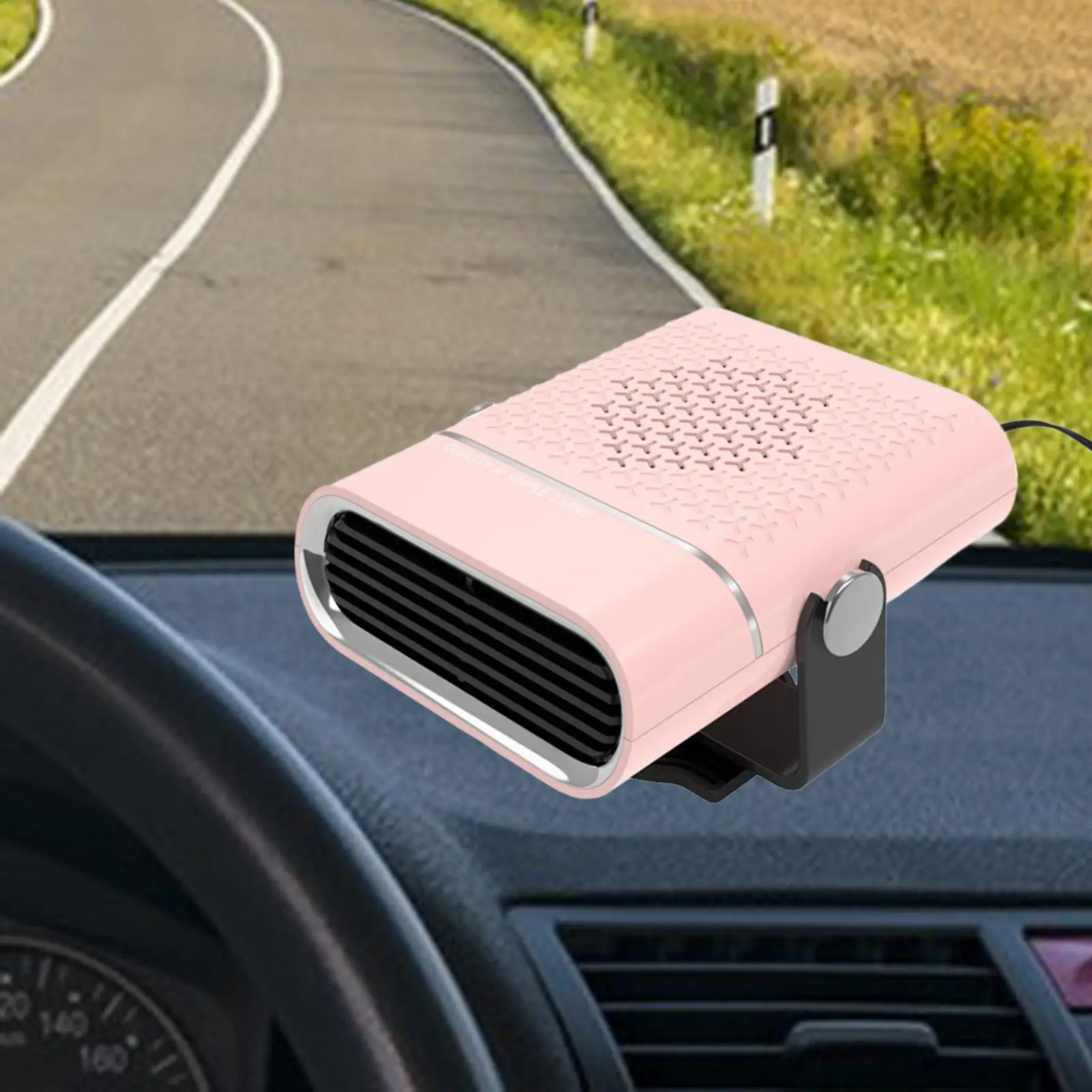Car Heater for Winter Compact Windshield Defroster Demister Plug into Cigarette Lighter 260W Car Fan Heater Auto Vehicle Heater