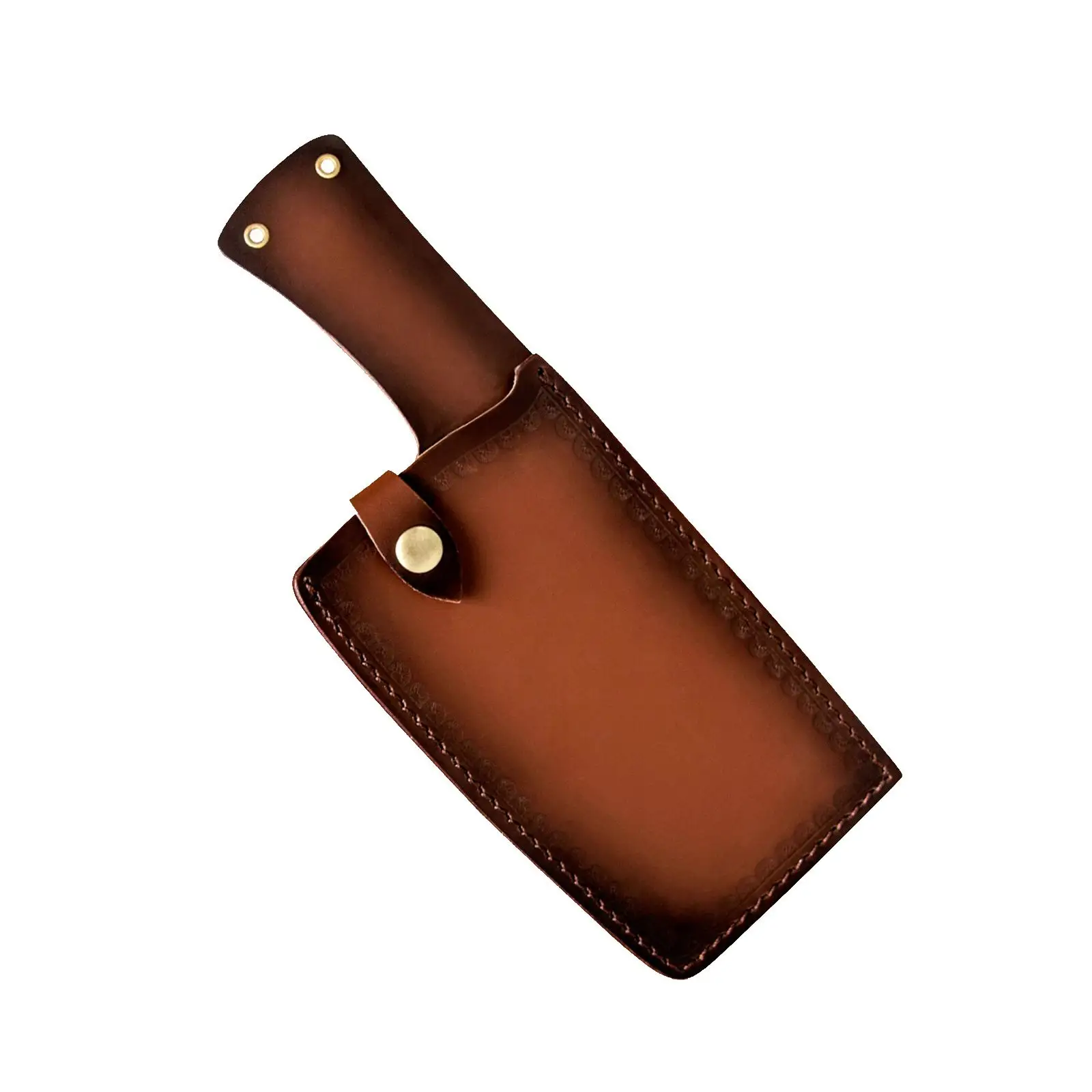 Cutter Sheath Protector, Cleaver Sheath, Durable Universal PU Leather Reusable Knife Sleeve, Cutter Protective Cover