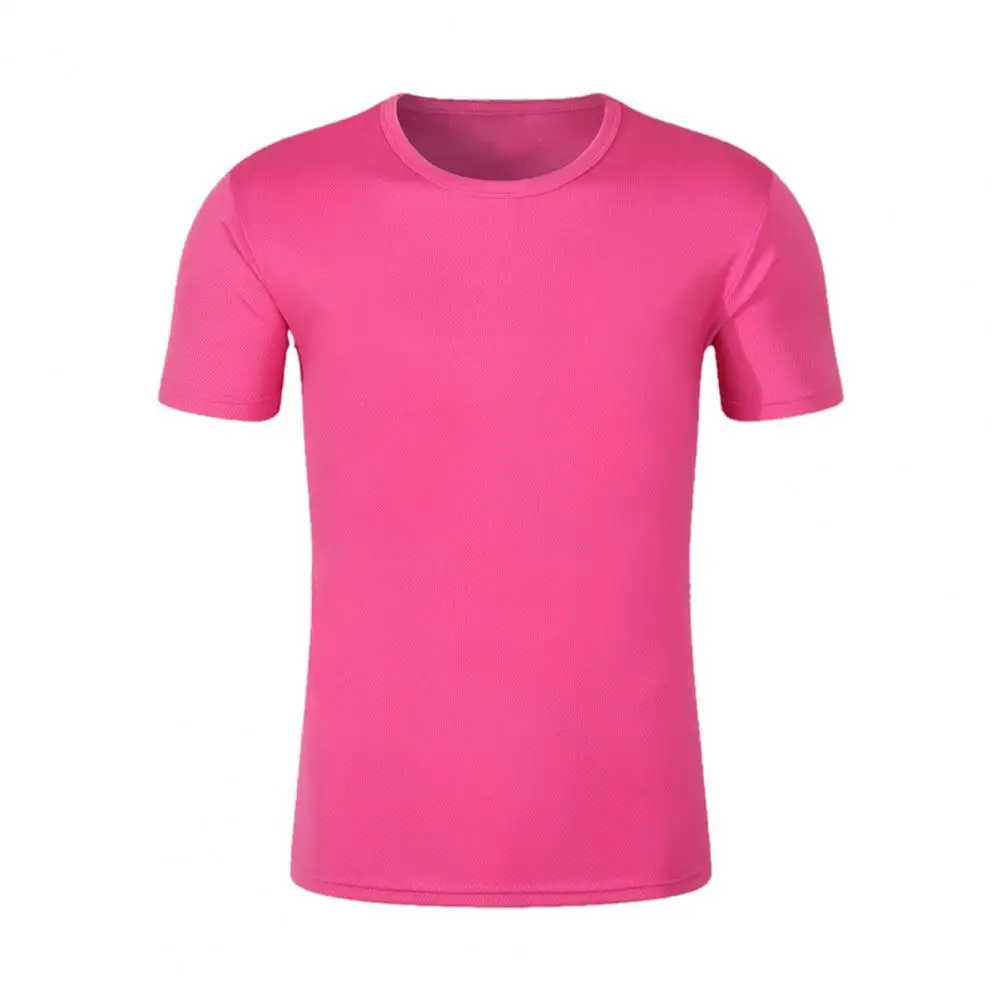 S4363a13f051941119d7f44a2e6296b40d Quick Dry Women Men Running T-shirt Fitness Sport Top Gym Training Shirt Breathable Short Sleeve O Neck Pullover T-shirt Tee Top