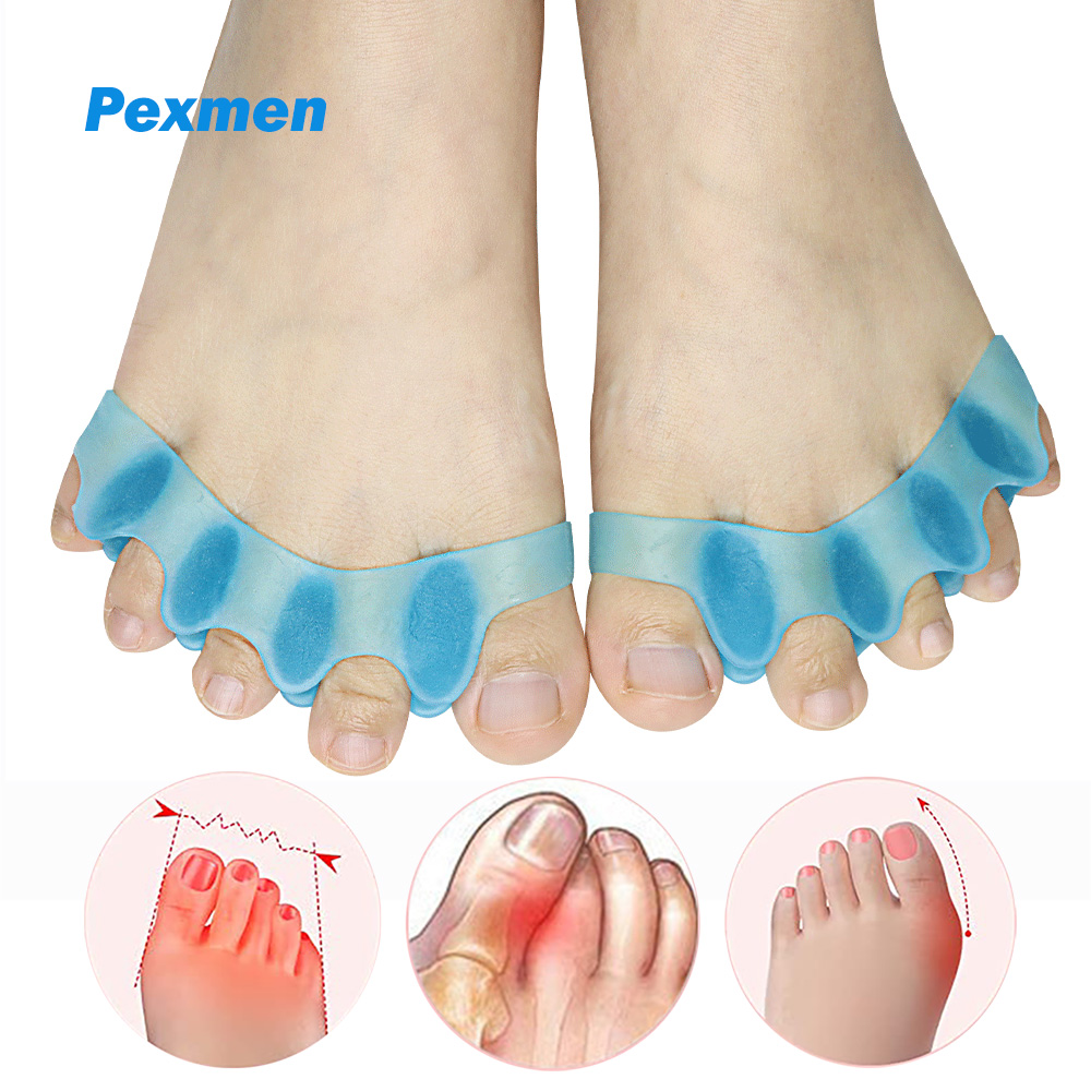 Best of Pexmen 2Pcs Gel Toe Separator Toe Spacer For Men And Women Bunions Corrector To Correct Restore Toes To Their Original Shape Reviews & Tips