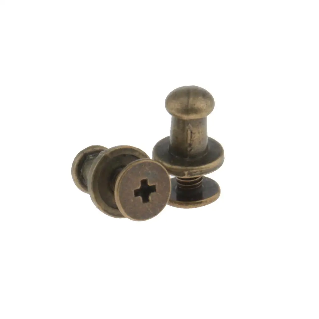 1:12 Scale Bronze Door Knobs Handles Dollhouse Miniature DIY Accessory 10pcs