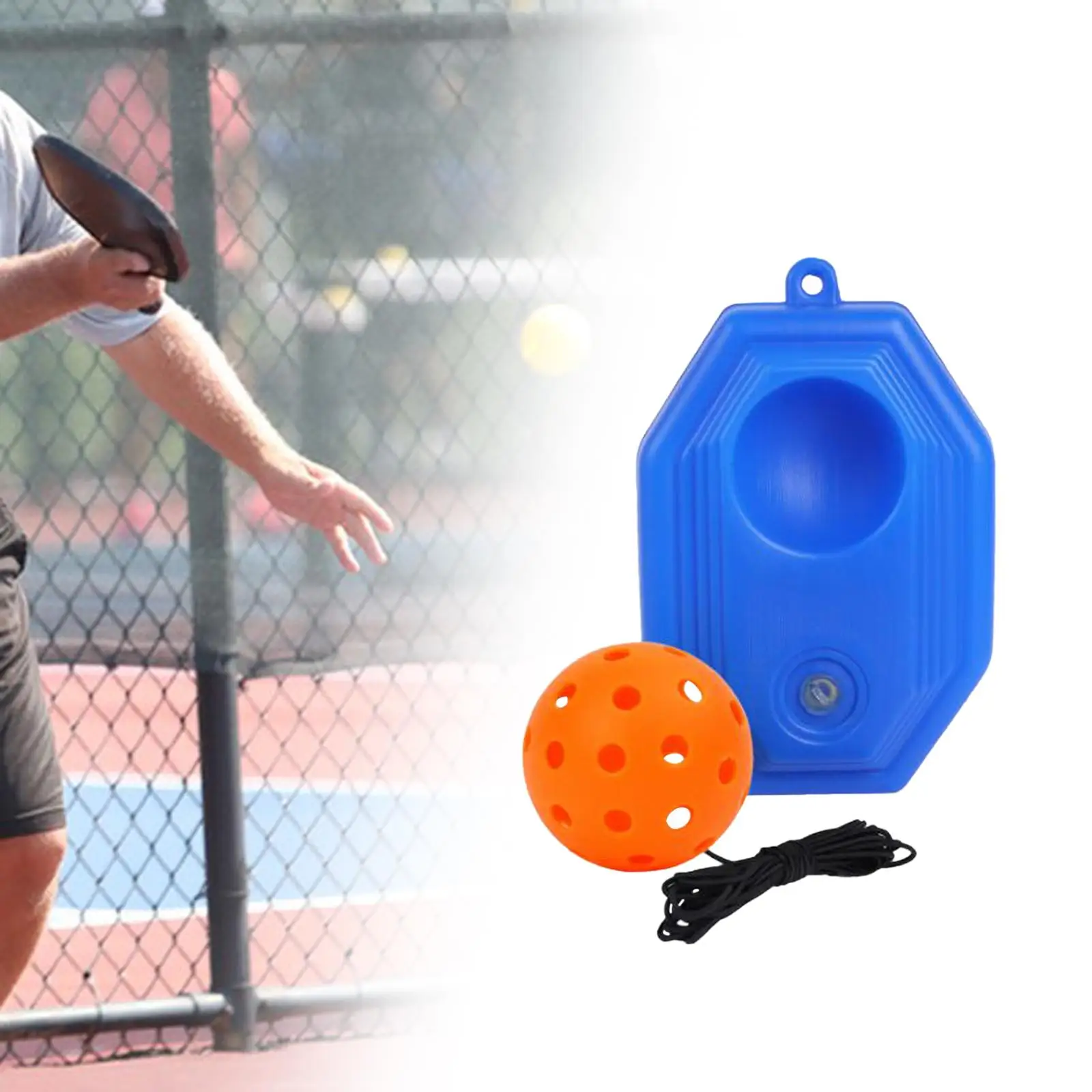 Pickleball Trainer Return Practice Tool Partner Sparring Device Single Player Kids Adult Self Study Pickleball Training Aid