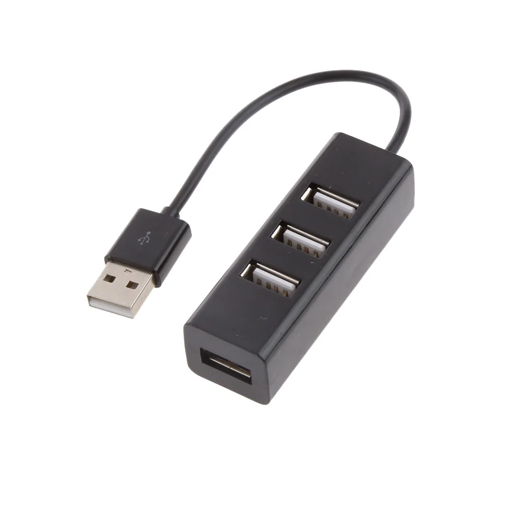 USB 2.0 High  4 Port Splitter Multi Hub Adapter for PC Computer Laptop