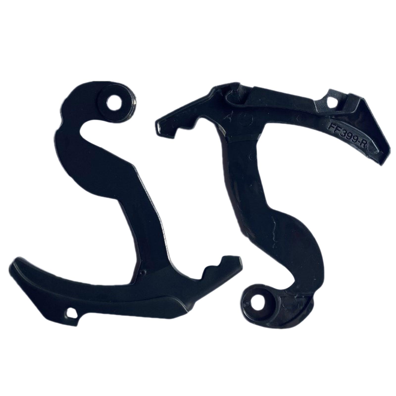 2Pcs Helmet LS2 Ff399 Lens Base Black Lens Mounts Ff Mhr 89 Lens Base Visor Base Fits for Ff396 Helmets Parts Motorcycle Parts