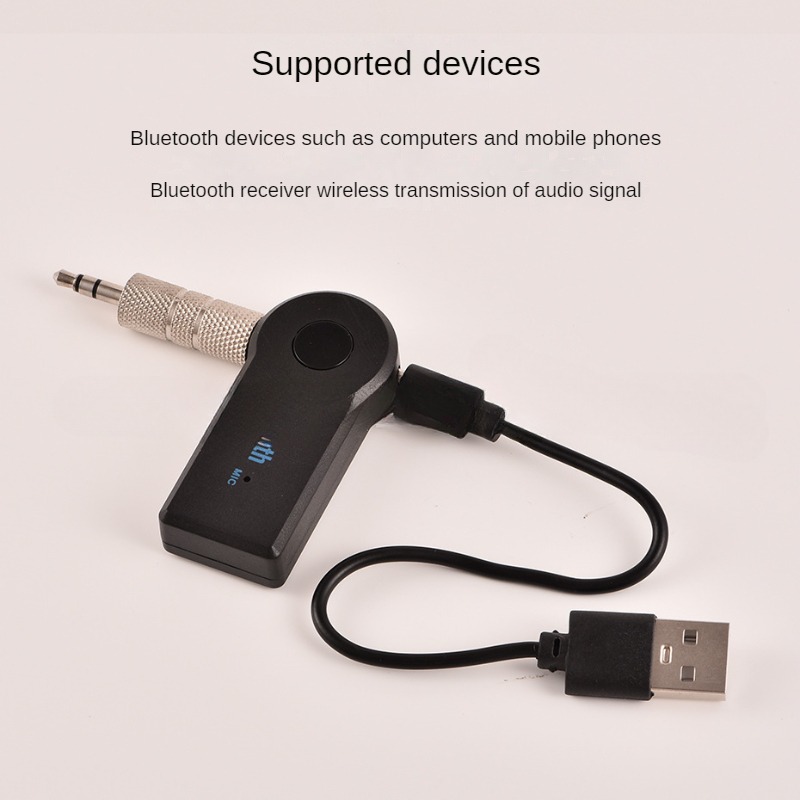 Title 1, Bluetooth-compatible 5.0 Audio Receiver AUX USB...