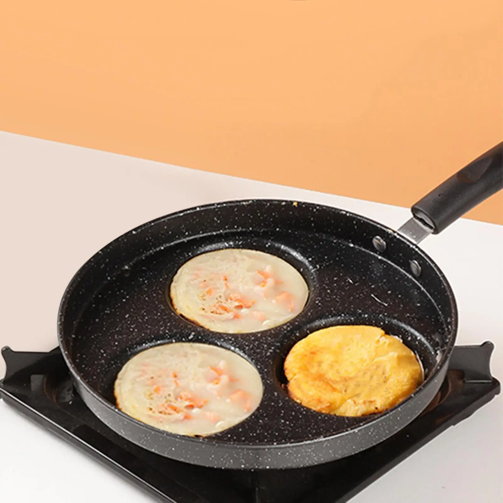 Iron Mini Frying Egg Pans Pancake Maker Small Frying Pan Skillet Omelet for Household Gas Stove Induction Cooker