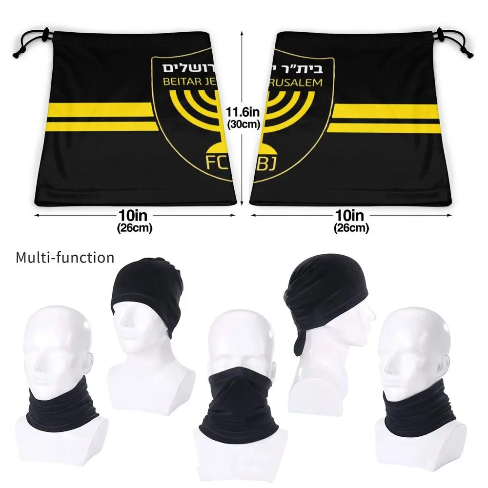 Beitar Jerusalem Fc Men&Women Face Mask Balaclavas Seamless Bandana Headwear Neck Warmer Gaiter Outdoor Multi-Functional